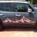 Custom Renegade con disegno Laterale  a Pellicola Argento